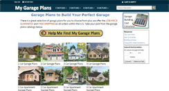 Desktop Screenshot of my-garage-plans.com
